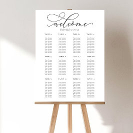 Elegantes und modernes Hochzeitstil Poster