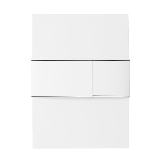 Elegantes und modernes monogrammiertes Hochzeits- Einladungsbanderole (Rückseitenbeispiel)