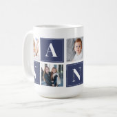 Elegantes und modernes Nana-Foto Kaffeetasse (Vorderseite Links)