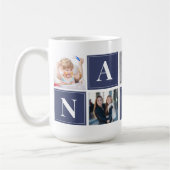 Elegantes und modernes Nana-Foto Kaffeetasse (Links)