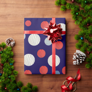 Elegantes und modernes Polka-Dot-Papier Geschenkpapier