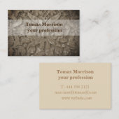 Elegantes und originelles Design der Visitenkarte (Vorne/Hinten)