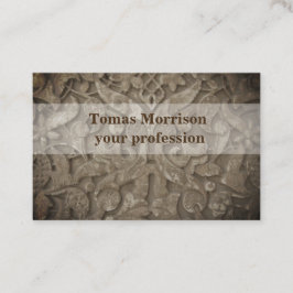 Elegantes und originelles Design der Visitenkarte