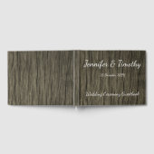 Elegantes und rustikales Gästebuch (Voll)