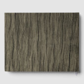 Elegantes und rustikales Gästebuch (Rückseite)