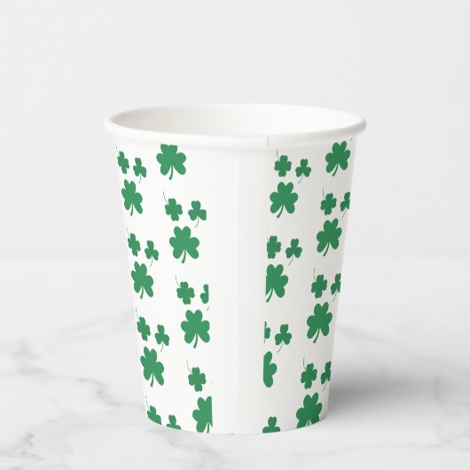 Elegantes und schicke St. Patrick Day Gastgeschenk Pappbecher (Rechts)
