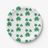 Elegantes und schicke St. Patrick Day Gastgeschenk Pappteller (Vorderseite)