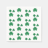 Elegantes und schicke St. Patrick Day Gastgeschenk Serviette (Vorderseite)