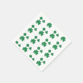 Elegantes und schicke St. Patrick Day Gastgeschenk Serviette (Ecke)