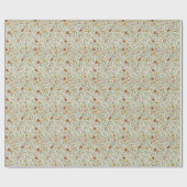Elegantes und skurriles Blumenmuster. Geschenkpapier (Flach)