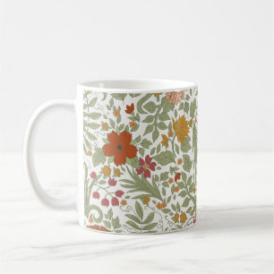 Elegantes und skurriles Blumenmuster. Kaffeetasse