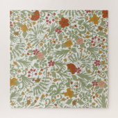 Elegantes und skurriles Blumenmuster. Puzzle (Horizontal)