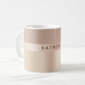 Elegantes und stilvolles Goldgold der Rose Kaffeetasse (Vorderseite Links)