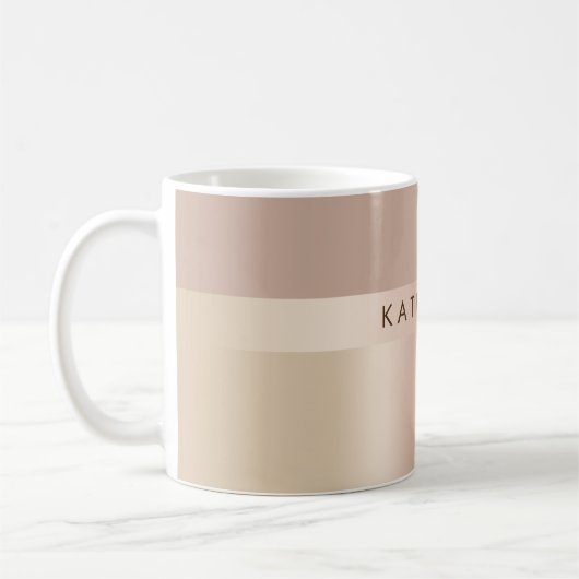 Elegantes und stilvolles Goldgold der Rose Kaffeetasse (Links)