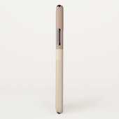 Elegantes und stilvolles Rosengoldbraun Case-Mate iPhone Hülle (Hinten/Rechts)