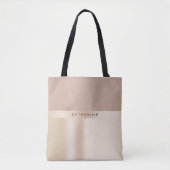 Elegantes und stilvolles Rosengoldbraun Tasche (Vorderseite)