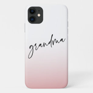 Elegantes und subtile rosa Grandma-Script-Geschenk Case-Mate iPhone Hülle