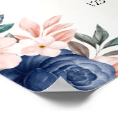 Elegantes und trendiges klassisches Hochzeitsposte Poster (Ecke)