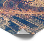 Elegantes und Vintages Kronleuchter Poster (Ecke)