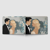 Elegantes und zeitloses Hochzeitsdesign Gästebuch (Voll)