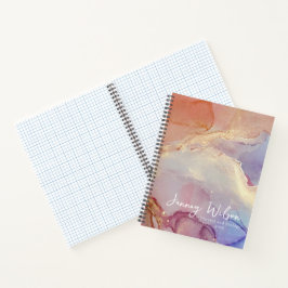 Elegantes Uni Spiral Notebook Notizblock