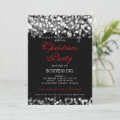 Elegantes Unternehmen Corporate Weihnachts-Party S Einladung (Stehend Vorderseite)