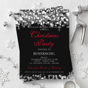 Elegantes Unternehmen Corporate Weihnachts-Party S Einladung