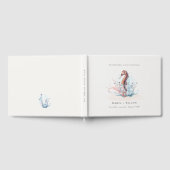 Elegantes Unterwasser-Seepferd Seetang-Korallenhoc Gästebuch (Voll)