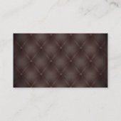 Elegantes Upholstertes Material Treuekarte (Rückseite)