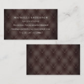 Elegantes Upholstertes Material Treuekarte (Vorne/Hinten)