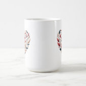 Elegantes Valentine Herz Kaffeetasse (Mittel)
