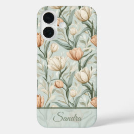 Elegantes Valentinstag-Geschenk Tulpen Blumen indi iPhone 16 Hülle