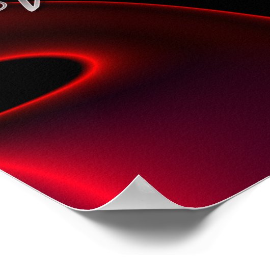 Elegantes Vaping Poster (Ecke)