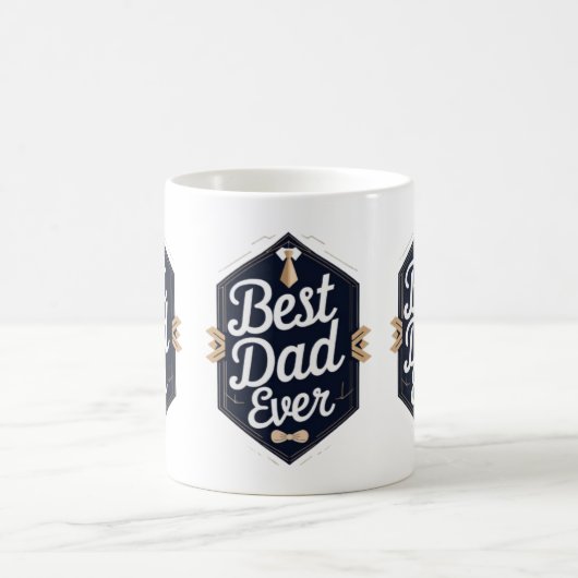 Elegantes Vatertag-Tasse-Design Kaffeetasse (Mittel)