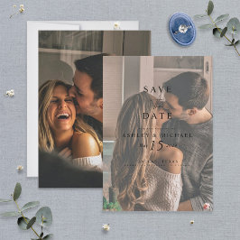 Elegantes Vellum Overlay Wasserfarbe 2 Foto Hochze Save The Date