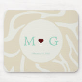 Elegantes, verfeinertes, romantisches Design: weic Mousepad (Vorne)