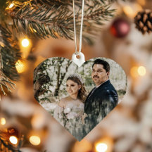 Elegantes verheiratetes Foto Weihnachten