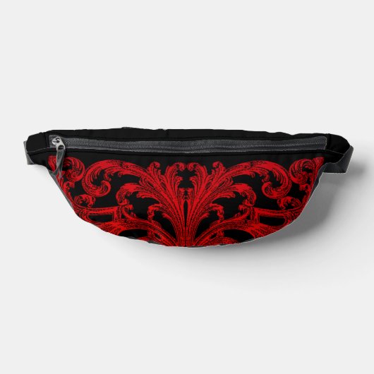 Elegantes, Verziert antikes Rot Bauchtasche (Ablage )