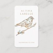 Elegantes, Verziertes Dekoratives, gepolstertes Vo Visitenkarte (Vorderseite)