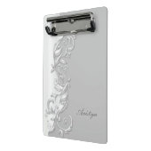 Elegantes Verziertes Design Mini Klemmbrett (Gewinkelt2)