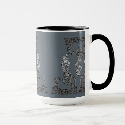 Elegantes Verziertes Design Tasse (Rechts)