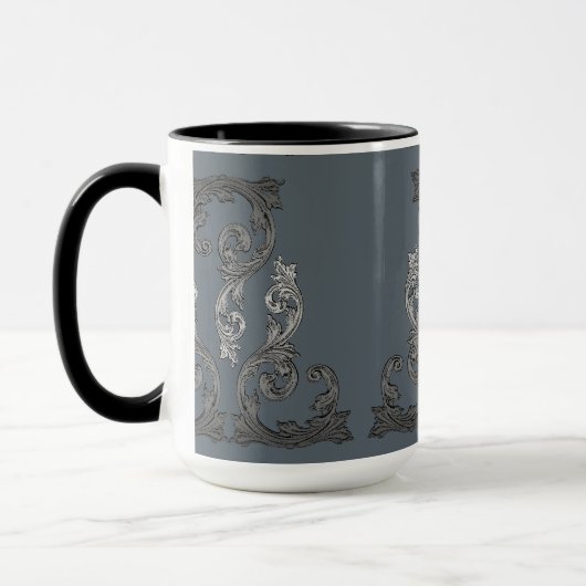 Elegantes Verziertes Design Tasse (Links)