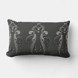 Elegantes Verziertes Goth Design-Kissen Lendenkissen