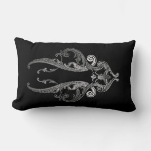 Elegantes verziertes Gothic-Design (Version 2) Kis Lendenkissen
