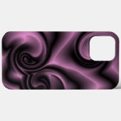 Elegantes Verziertes Psychedelic Lila Wirbel Muste Case-Mate iPhone Hülle (Rückseite (Horizontal))