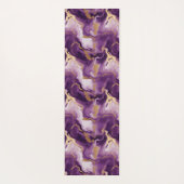 Elegantes vetas doradas y moradas yogamatte (Rückseite)