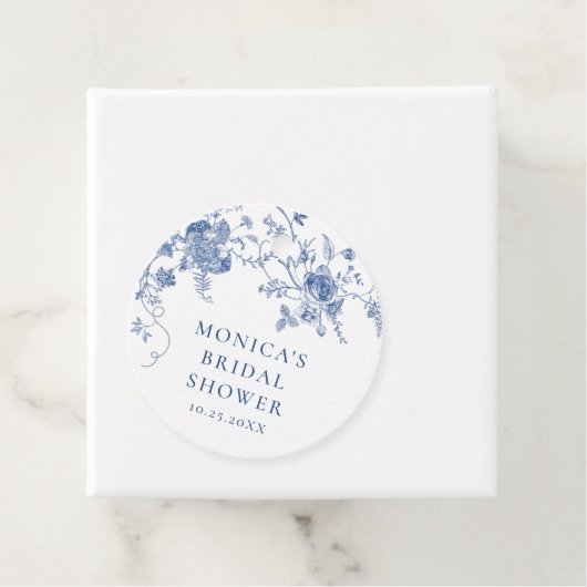 Elegantes Viktorianisches blaues französisches Bra Geschenkanhänger (Beispiel)