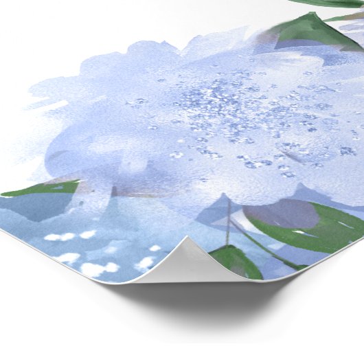 Elegantes Viktorianisches Brautparty aus Blumen Poster (Ecke)