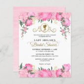 Elegantes Viktorianisches Brautparty in Rosa (Vorne/Hinten)