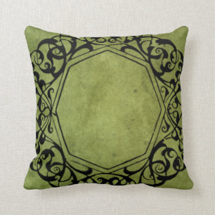 Elegantes viktorianisches Design im Vintage-Stil Kissen